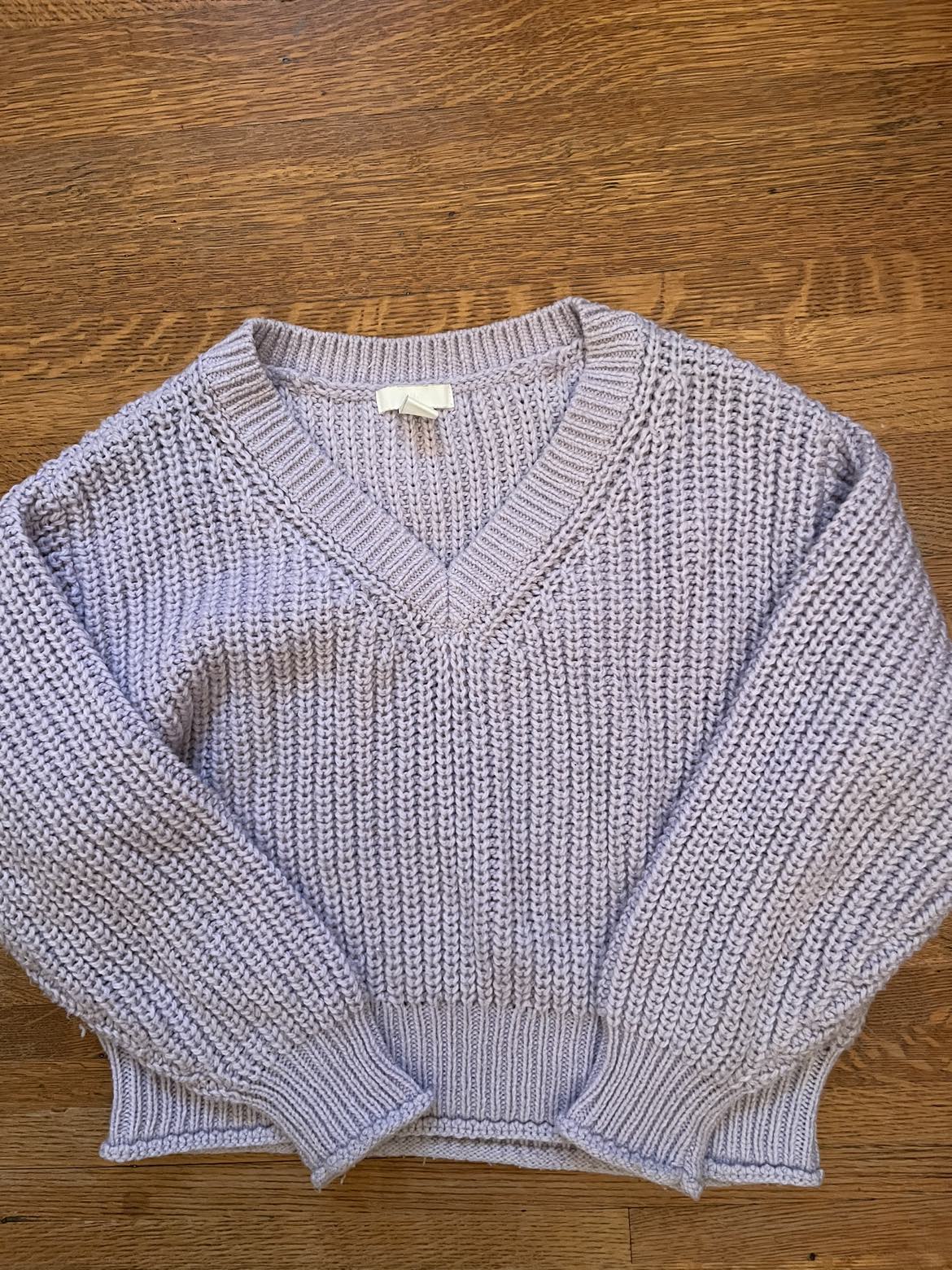 Chunky cable knit sweater