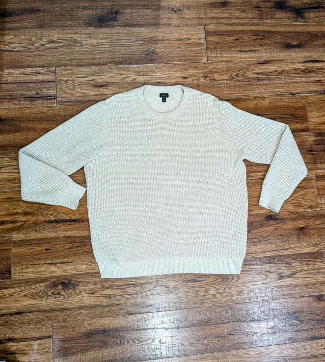 J.Crew Waffle Knit Sweater - Size XL thumbnail