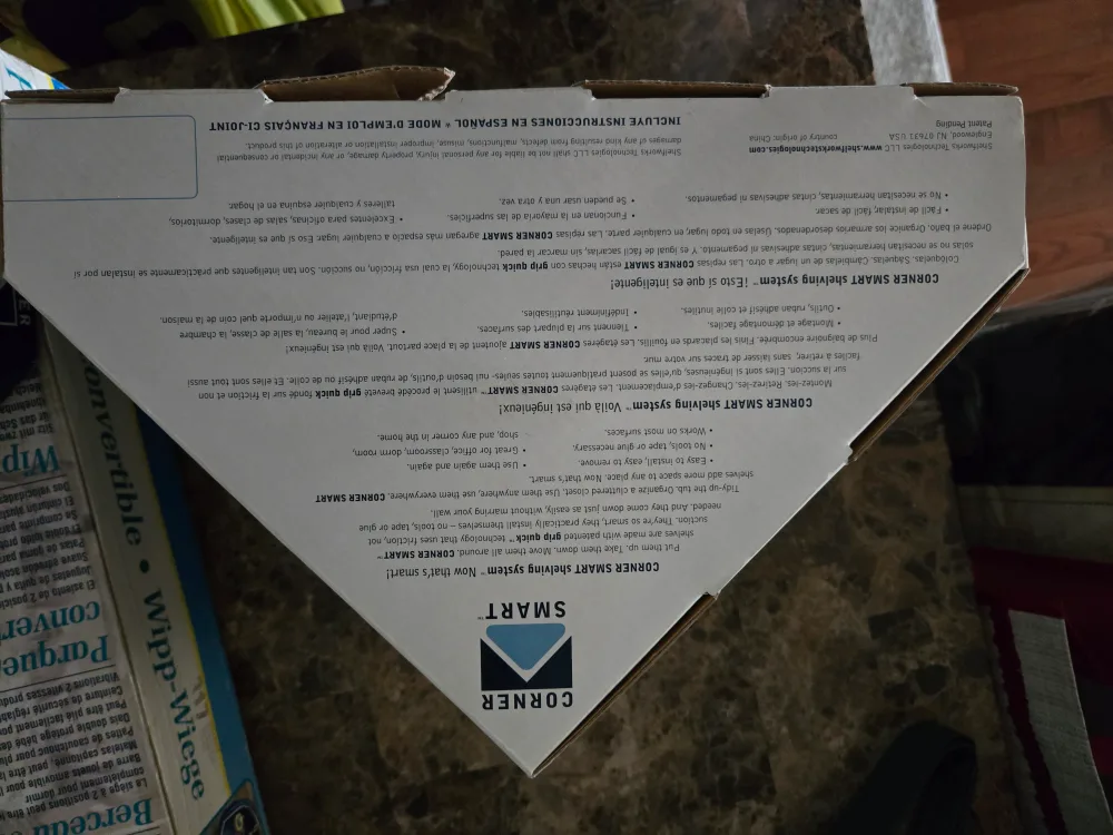 Corner Smart Aqualescent Bath Basket image indicator(2)