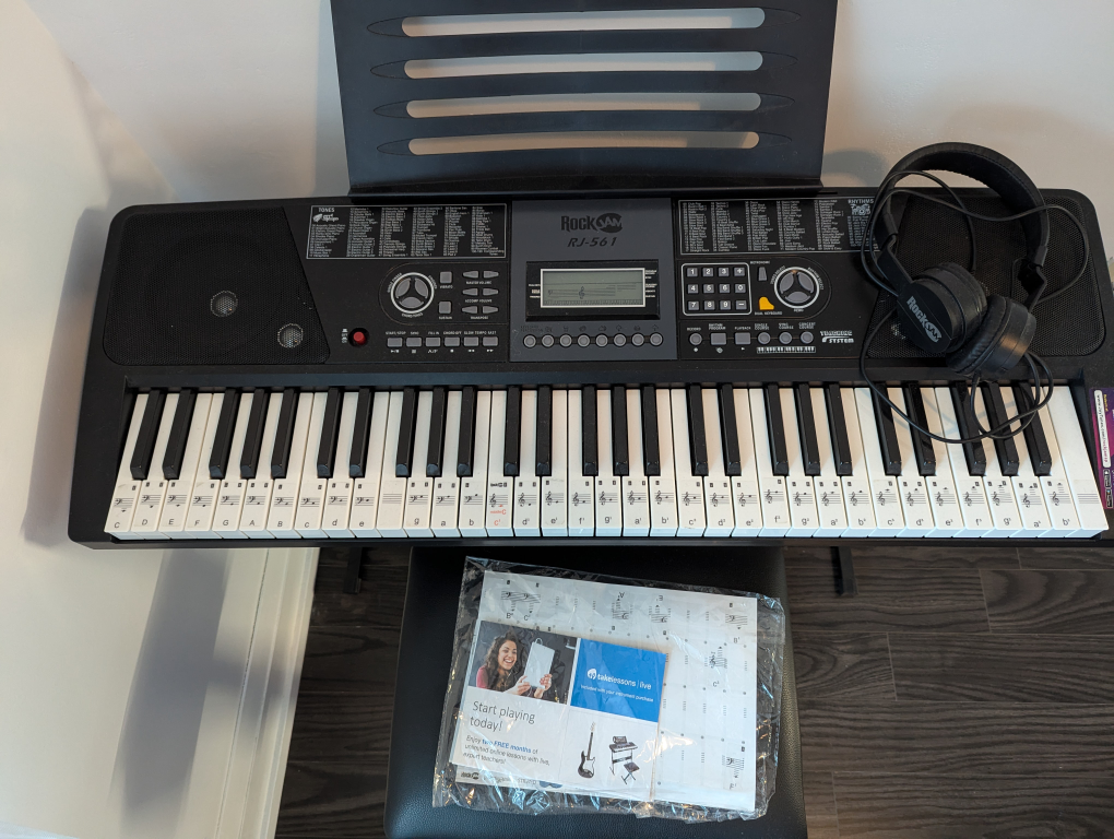 RockJam RJ-561 61 Key Electronic Keyboard - photo 3