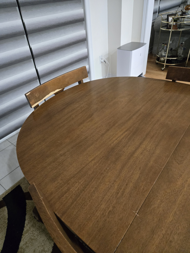 Solid wood Extendable Dining Table Set with 4 Chairs - photo 2