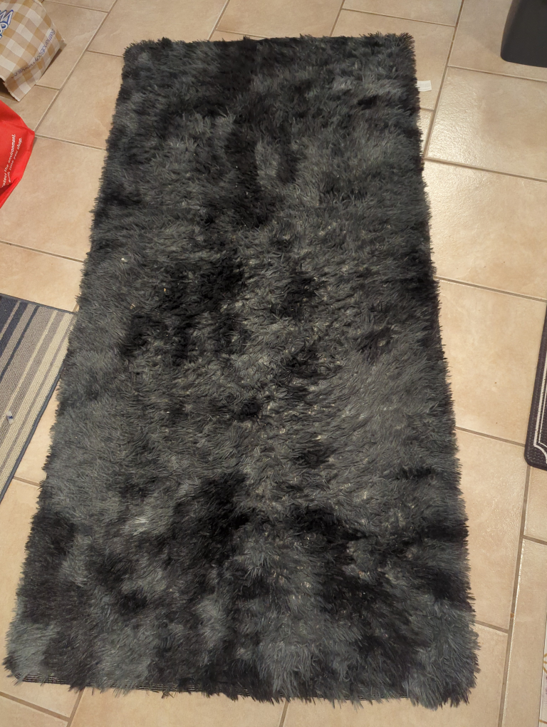 fluffy rug