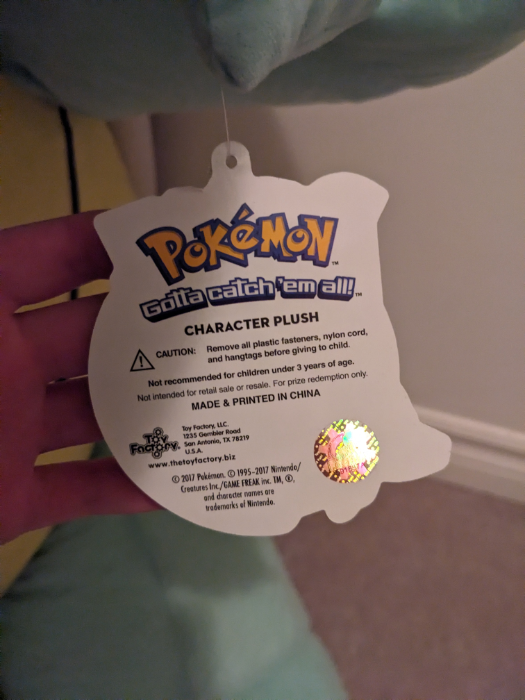 4f Giant Pokemon Squirtle plush - photo 3
