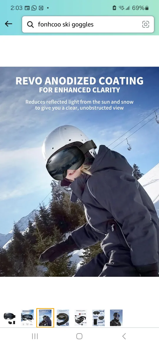 Fonhcoo Ski Goggles thumbnail