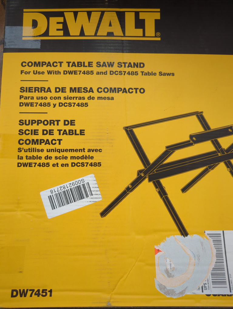 DeWalt Compact Table Saw Stand