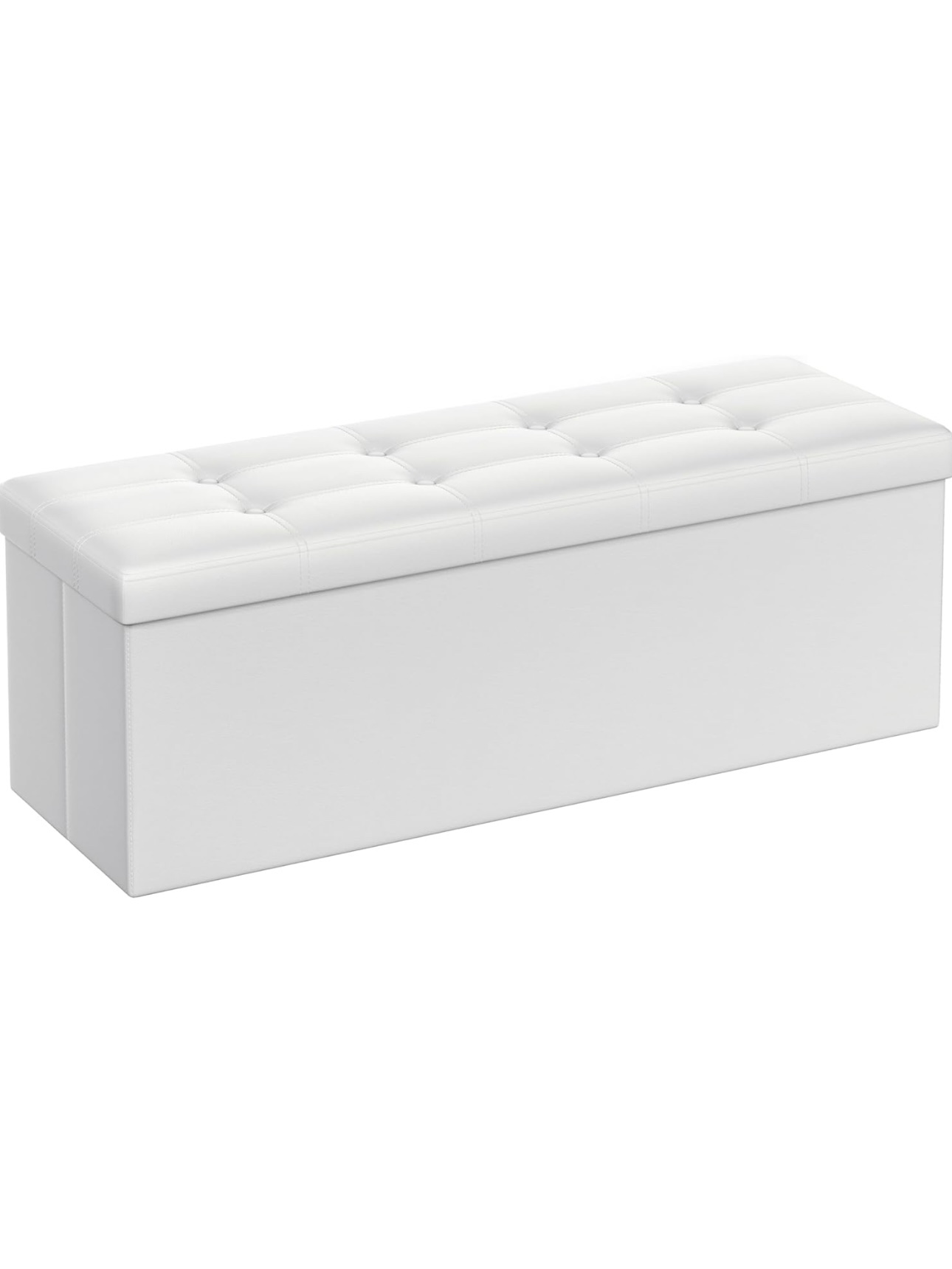 SONGMICS 43 Inches Folding Storage Ottoman Bench - photo 3