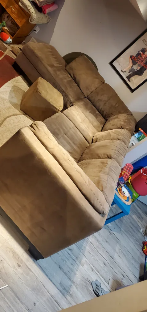 Brown Sectional Sofa with Ottoman image indicator(3)