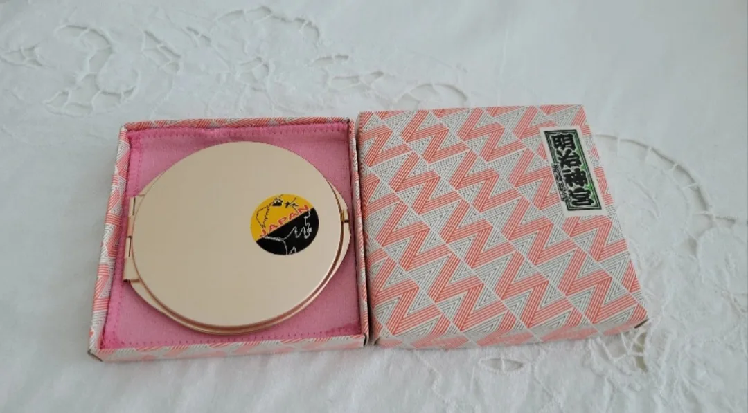 Vintage Japanese Compact Mirror image indicator(3)