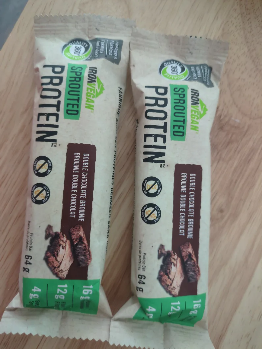 Vegan Sprouted Protein Chocolate Bars # freecycle thumbnail