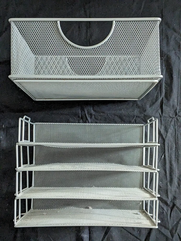 Metal Mesh Desk Organizer Set image indicator(2)