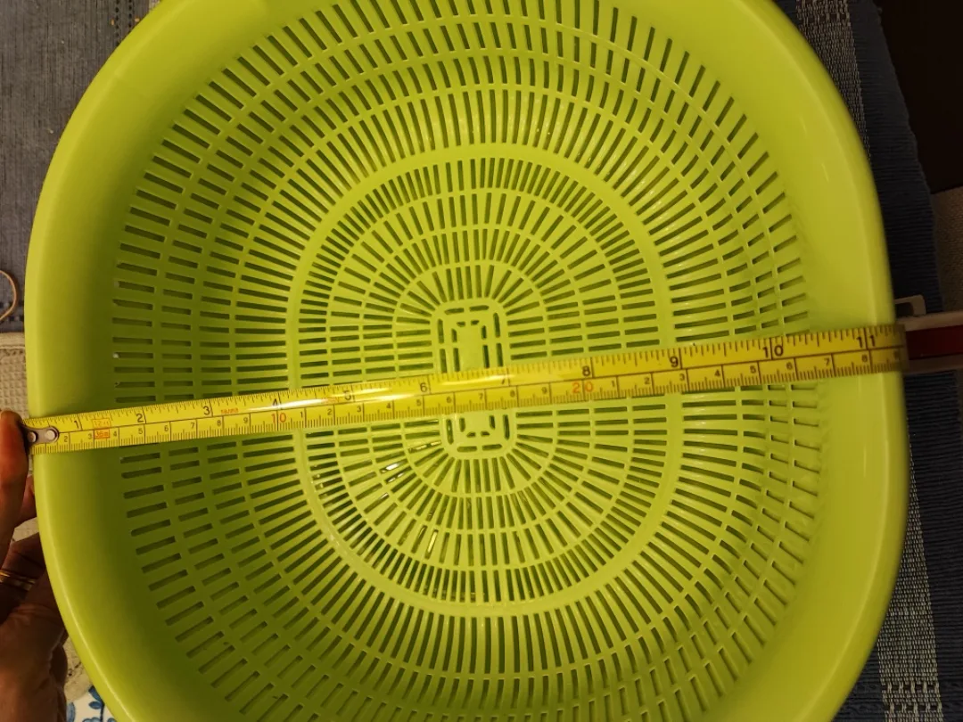 🆕 Green Plastic Colander image indicator(5)