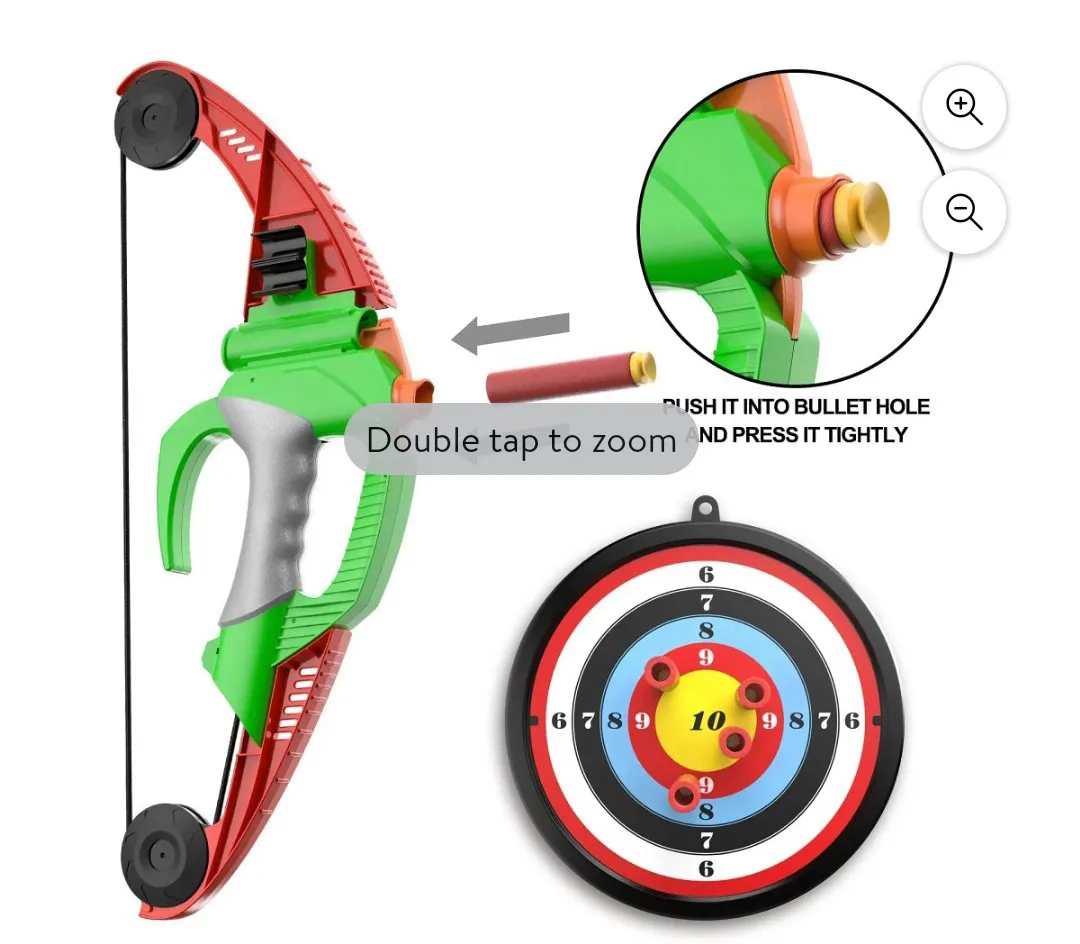 #ThriftyPicks - NEW!   Toy Archery Bow and Arrow Set for Kids image indicator(3)