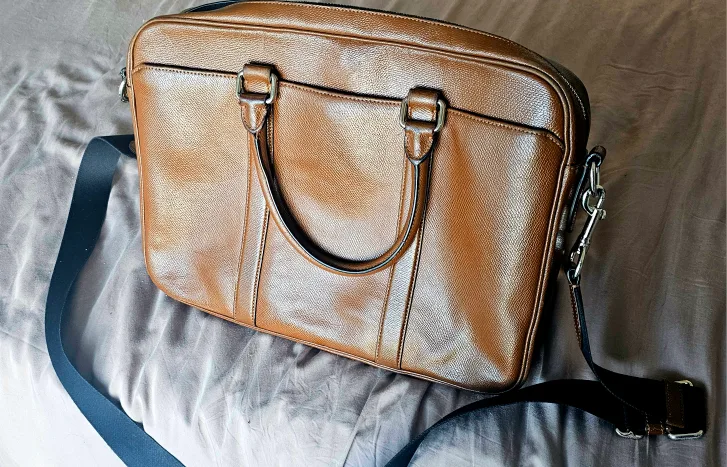 Coach Leather Briefcase w/Removable Strap image indicator(3)