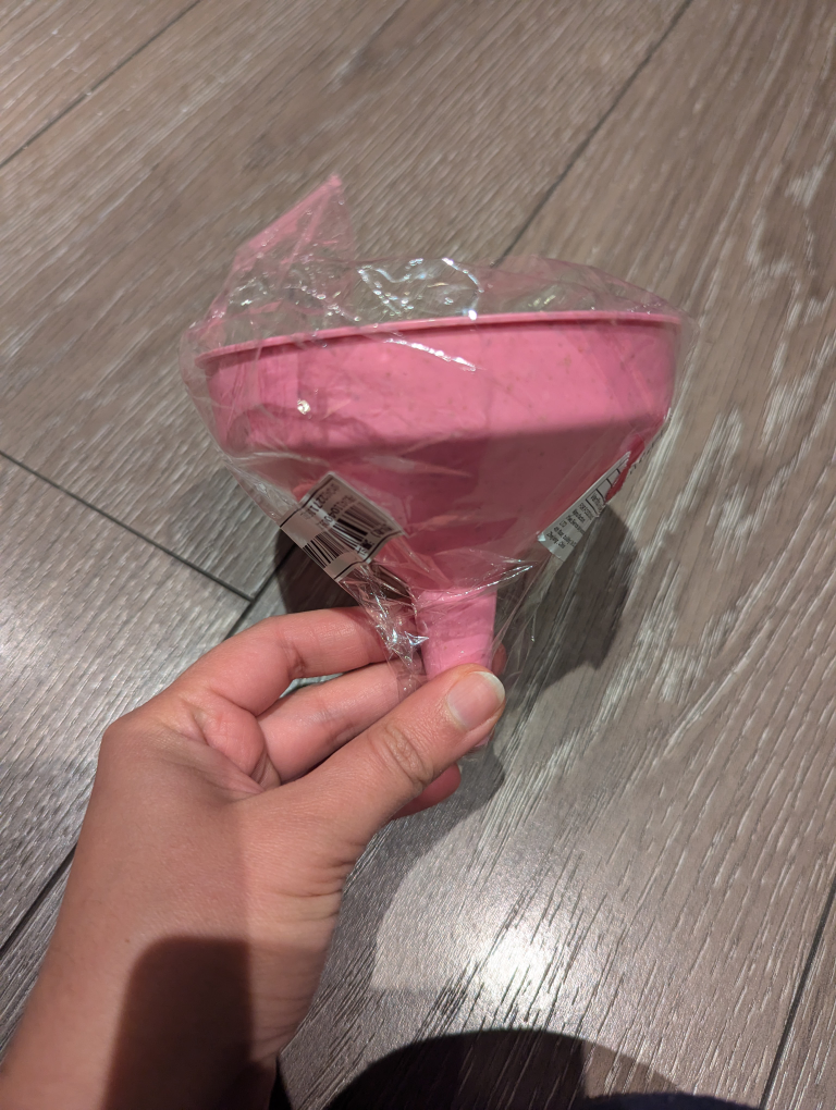 Unused Pink Funnel