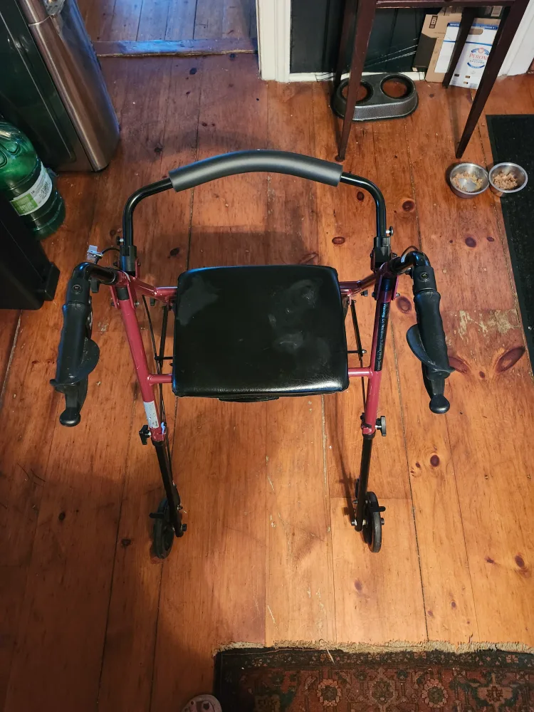 # Freestyle Drive Medical Folding Walker with Seat and Basket image indicator(2)