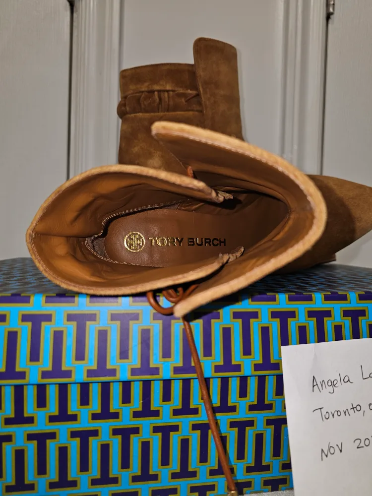 Tory Burch Suede Booties image indicator(4)