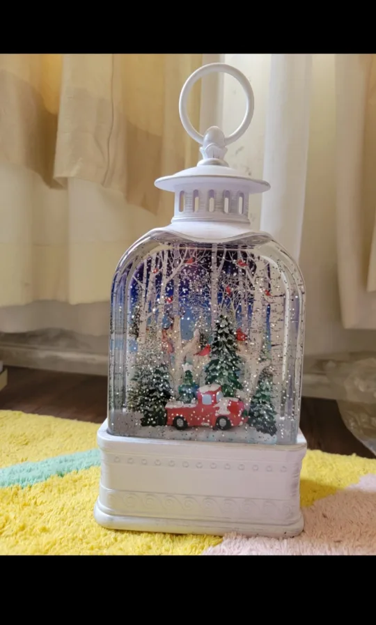 NEW Christmas Snow Globe Lantern - final price image indicator(5)