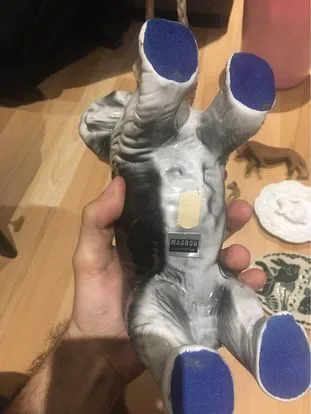 Two Vintage Dog Figurines Magrou porcelain dogs made in Portugal image indicator(6)