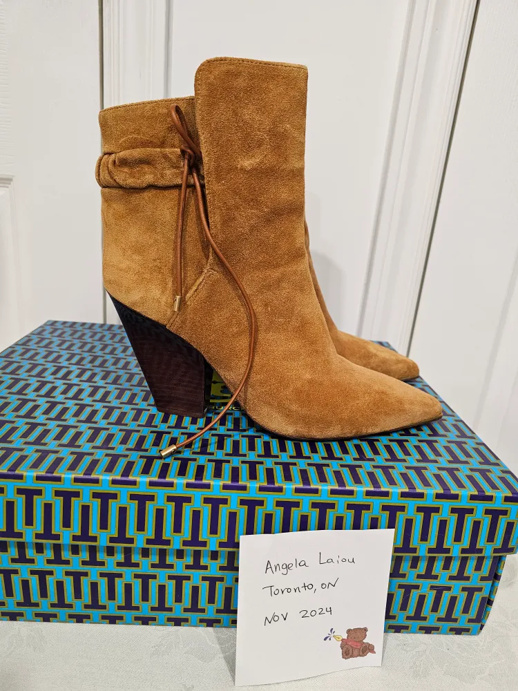 Tory Burch Suede Booties image indicator(2)