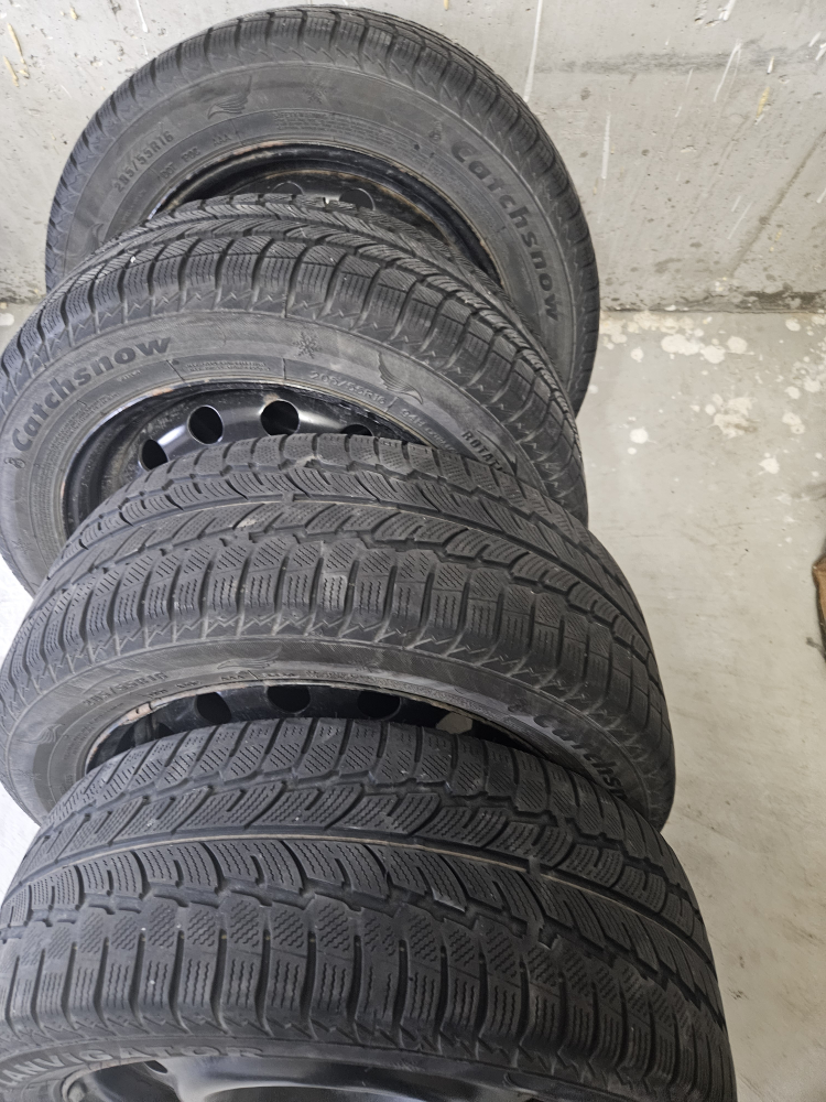 Set of 4 Winter Tires on Steel Rims - photo 5
