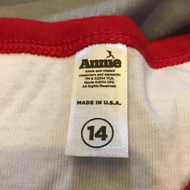 Annie Movie Merchandise Bundle - Shirt, Socks, Activity Book - photo 2