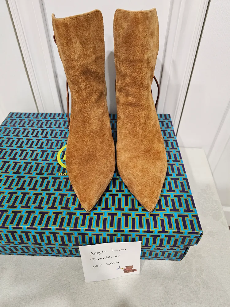 Tory Burch Suede Booties image indicator(3)