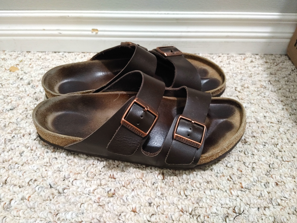 Birkenstock Arizona Brown Leather Sandals