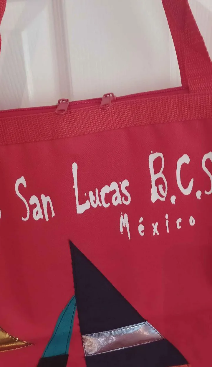 Red Cabo San Lucas Tote Bag image indicator(3)