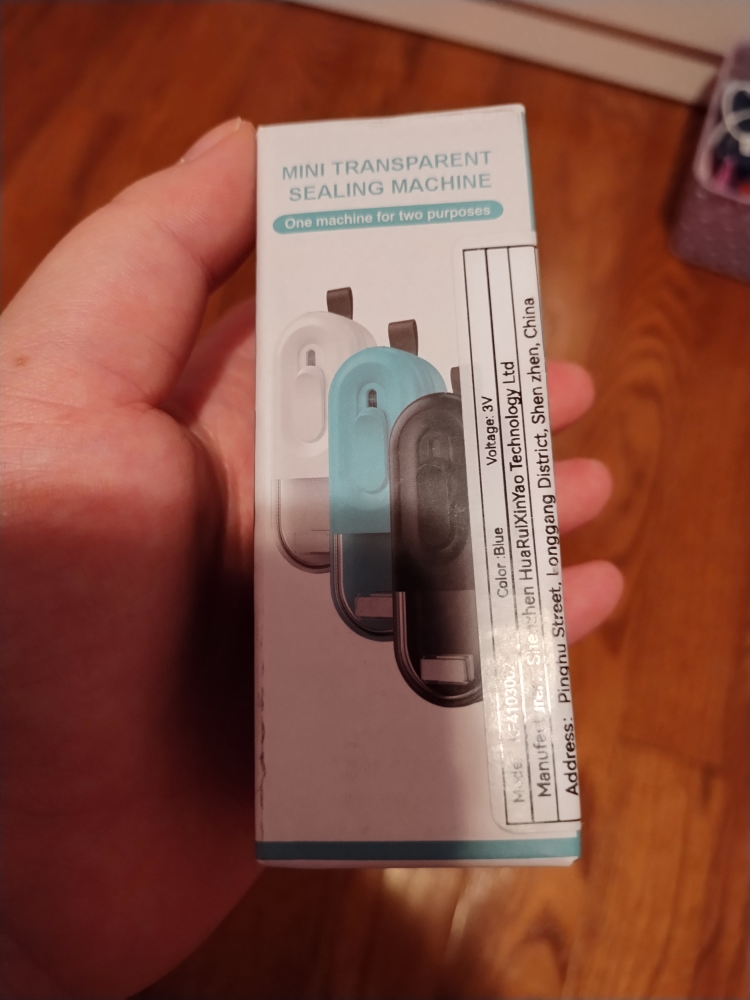 🧡 Mini Transparent Sealing Machine