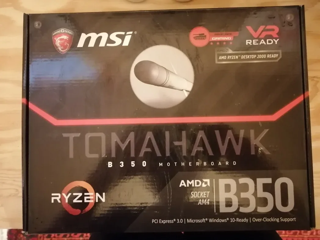 MSI B350 Tomahawk Motherboard thumbnail