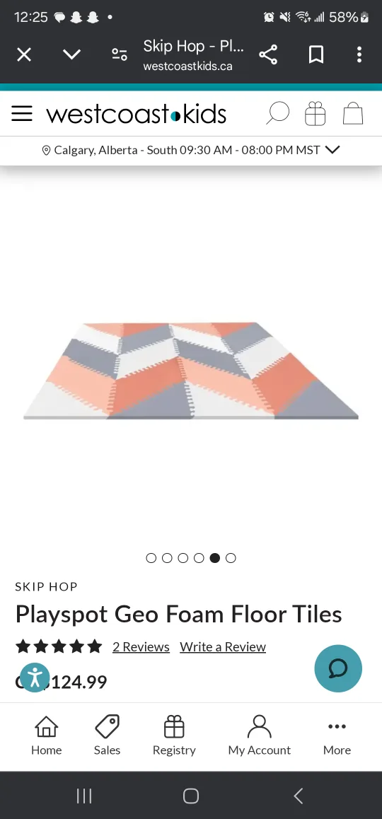 Skip Hop Playspot Geo Foam Floor Tiles 🧡 thumbnail