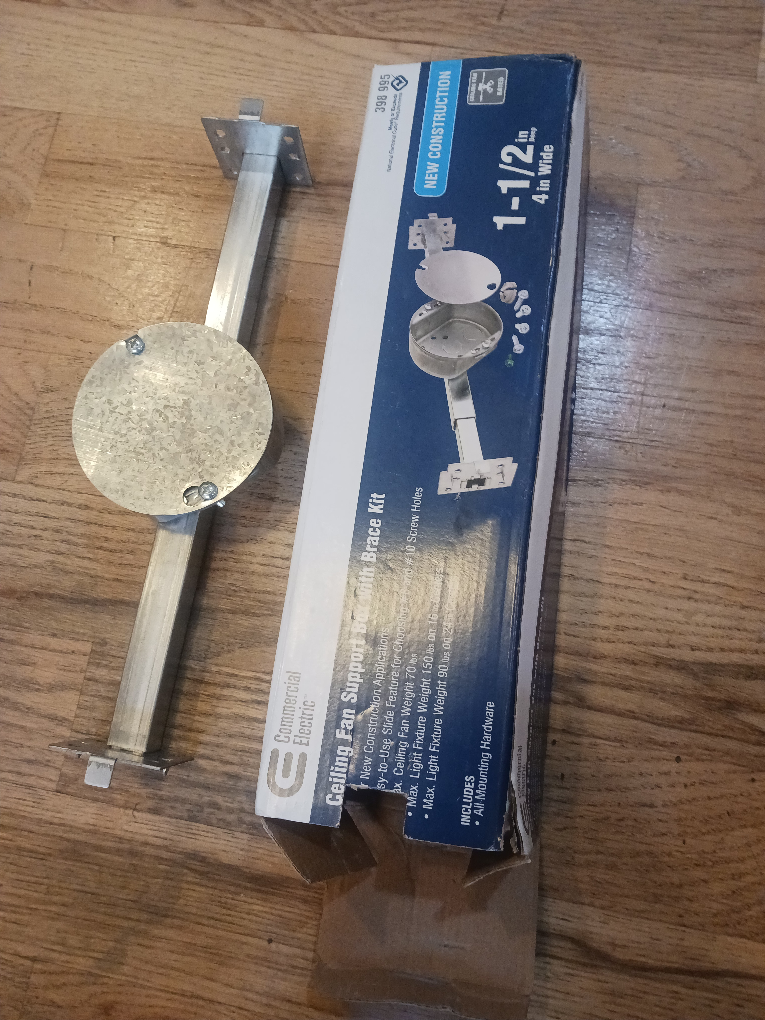 Ceiling Fan Support Box with Brace Kit - photo 3