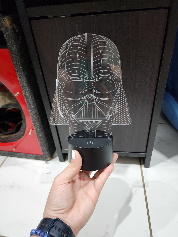 Star Wars Darth Vader 3D Illusion Lamp