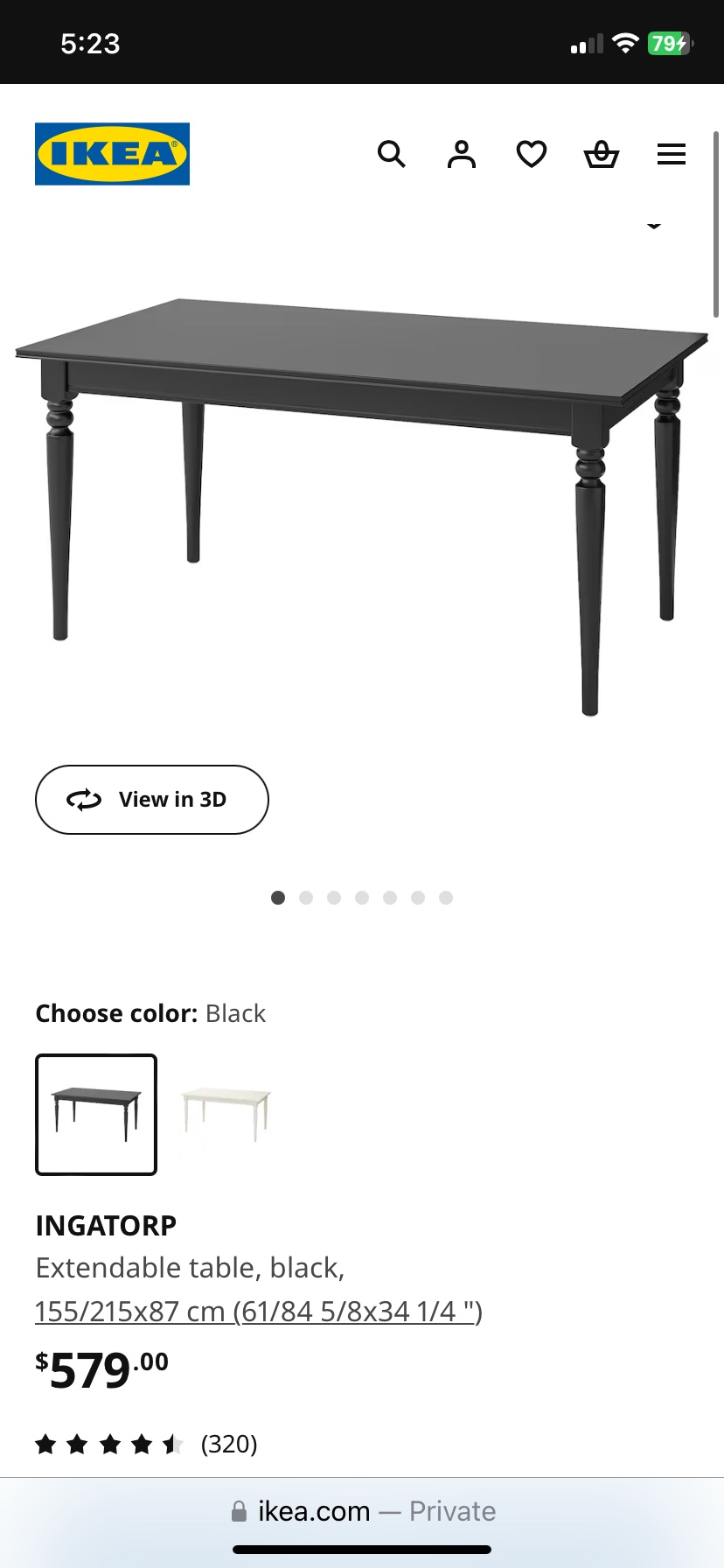 Can deliver—IKEA extendable table, bench and 4 chairs - photo 2