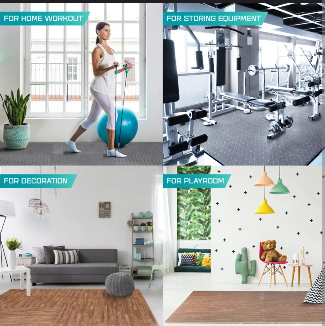 20 Pack Interlocking Foam Exercise Mat Tiles image indicator(2)