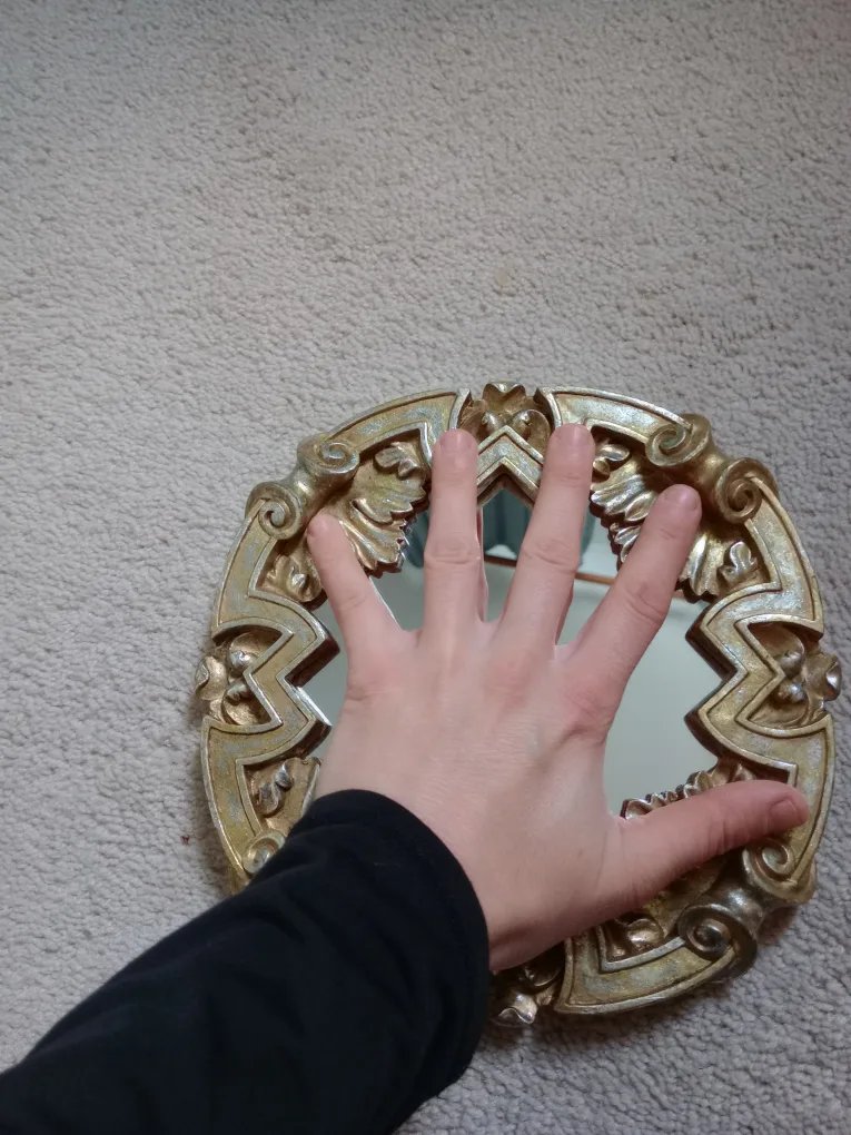 Ornate Gold Mirror image indicator(2)