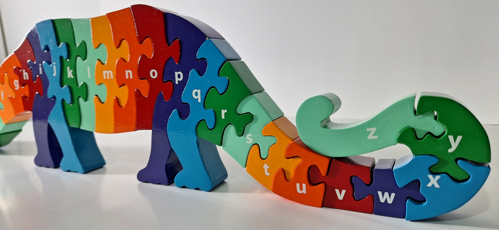 Wooden Alphabet Dinosaur Puzzle - photo 4