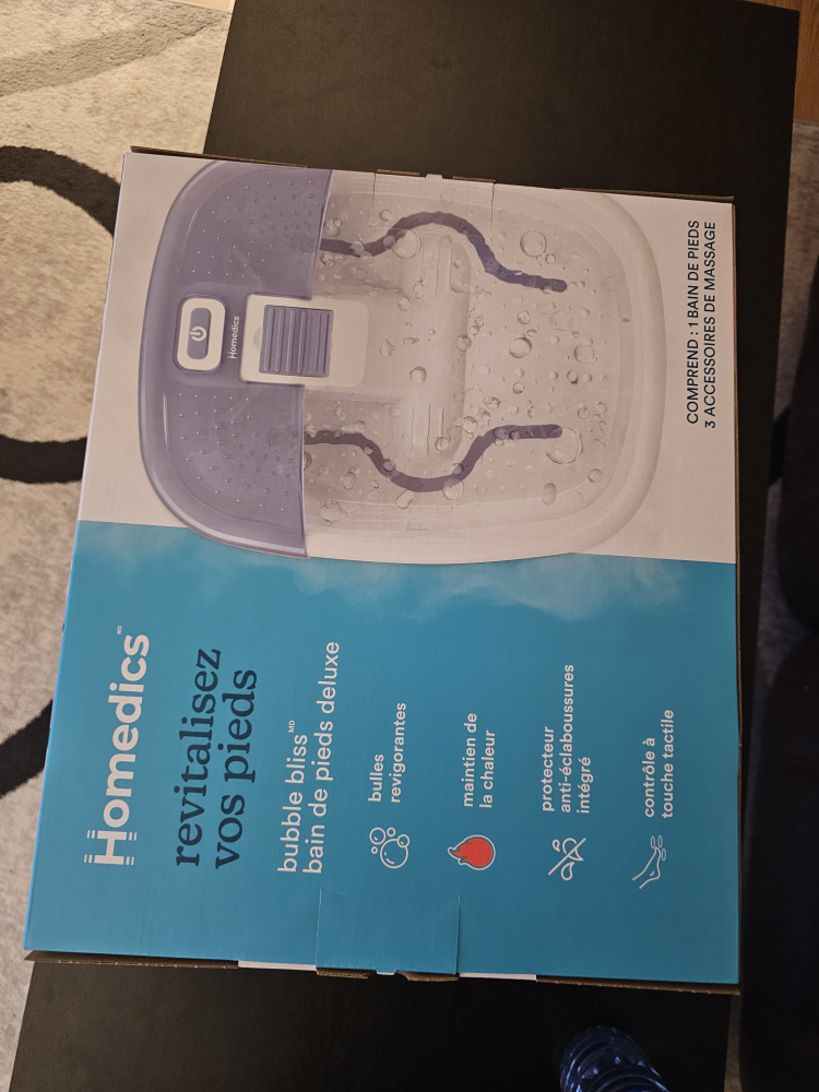 Homedics Bubble Bliss Foot Spa - photo 3