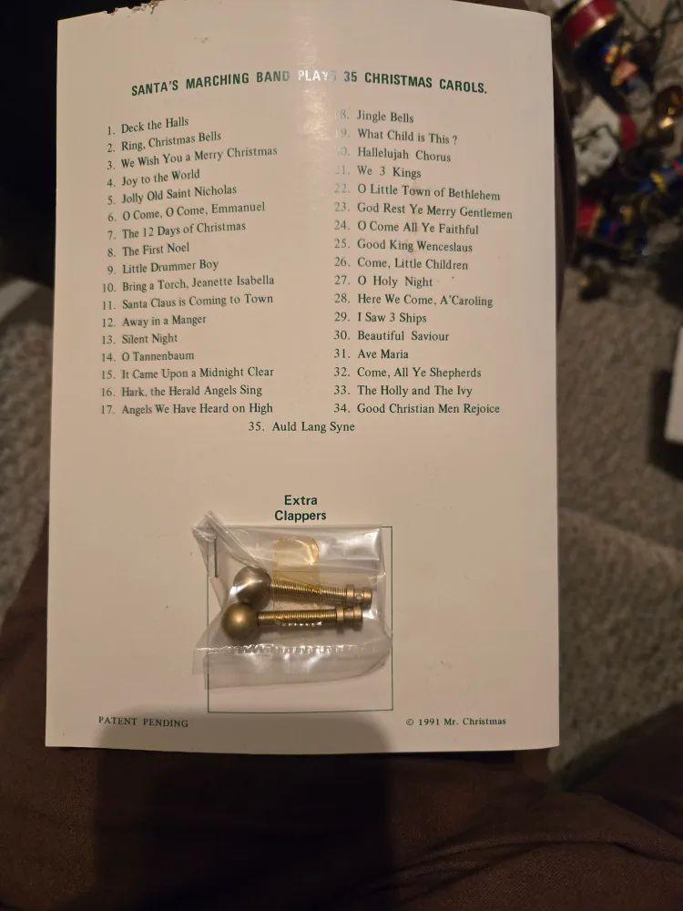 Vintage Christmas Musical Bell Set image indicator(3)