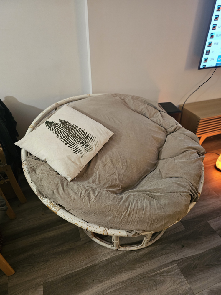 Vintage Wicker Papasan Chair