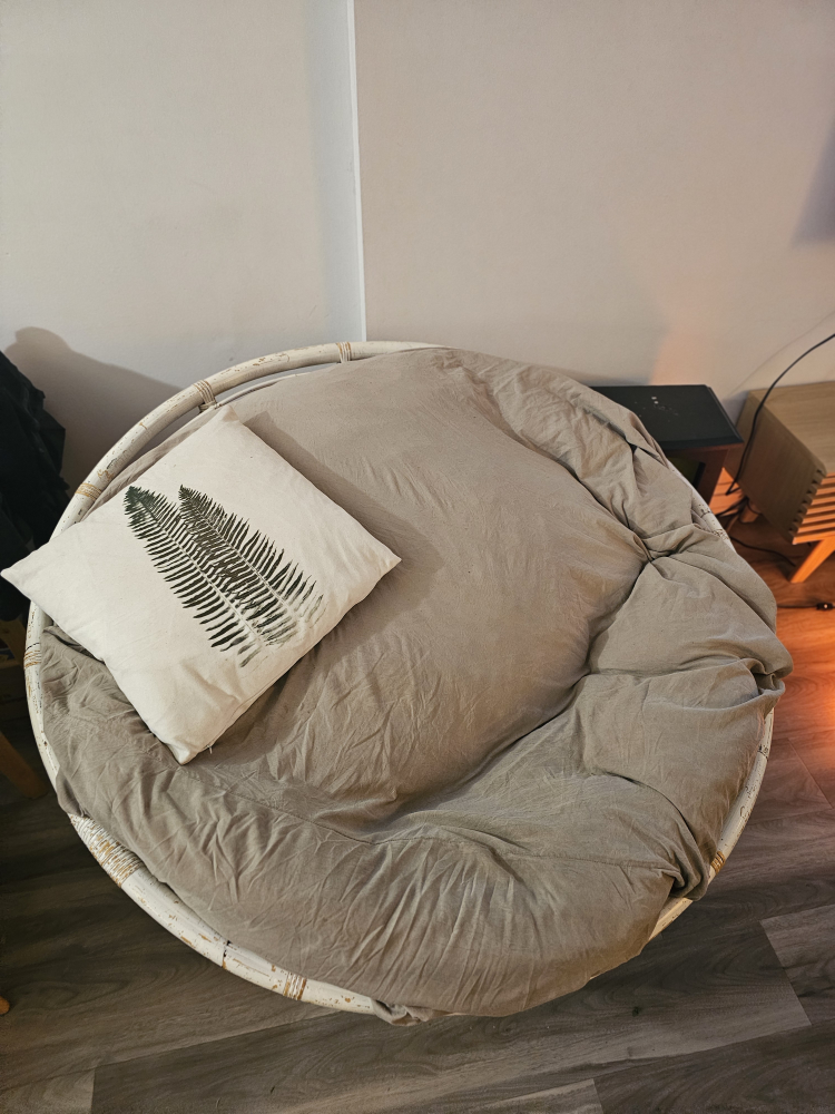 Vintage Wicker Papasan Chair - photo 2