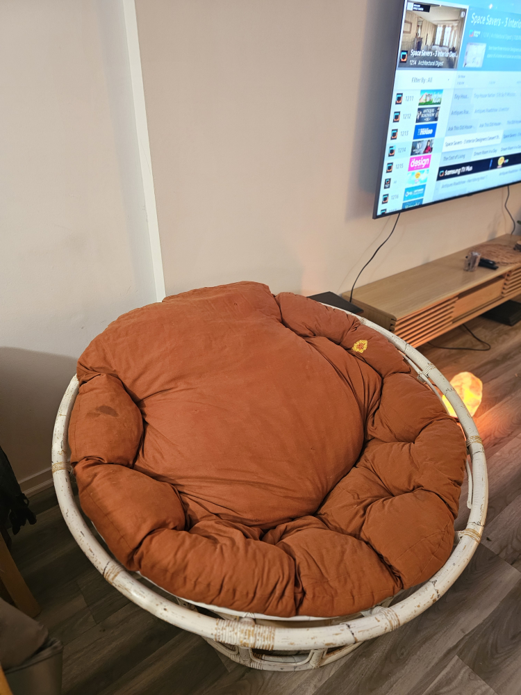 Vintage Wicker Papasan Chair - photo 3