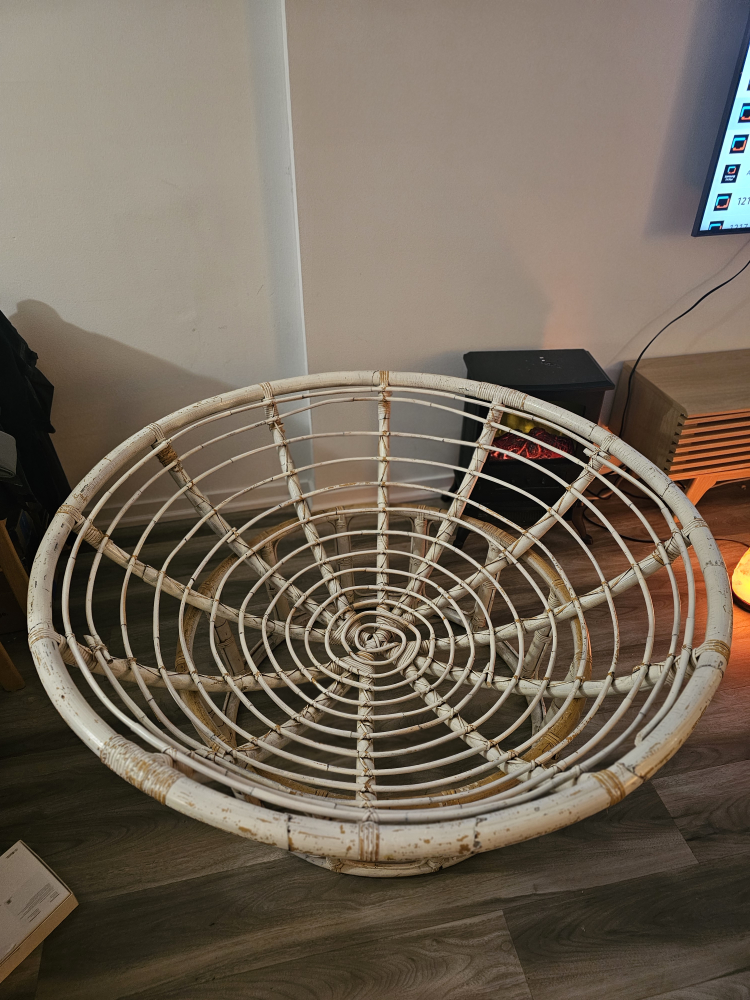 Vintage Wicker Papasan Chair - photo 4