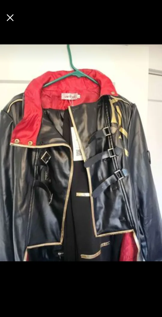 Gilgamesh in NY Black & Red Long Cosplay Coat image indicator(2)
