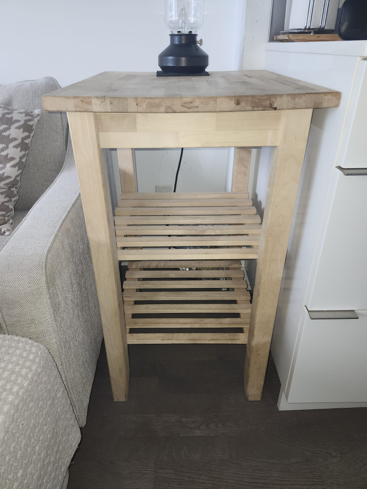 IKEA  Wooden Table unit with Shelf
