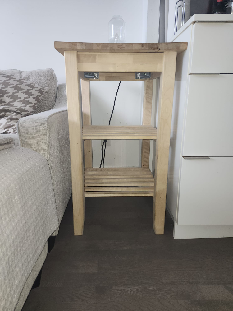 IKEA  Wooden Table unit with Shelf - photo 3