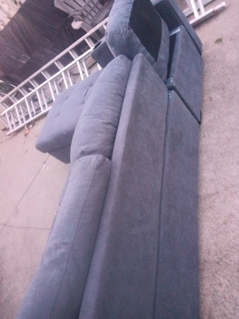 Grey Sectional Sofa - photo 2