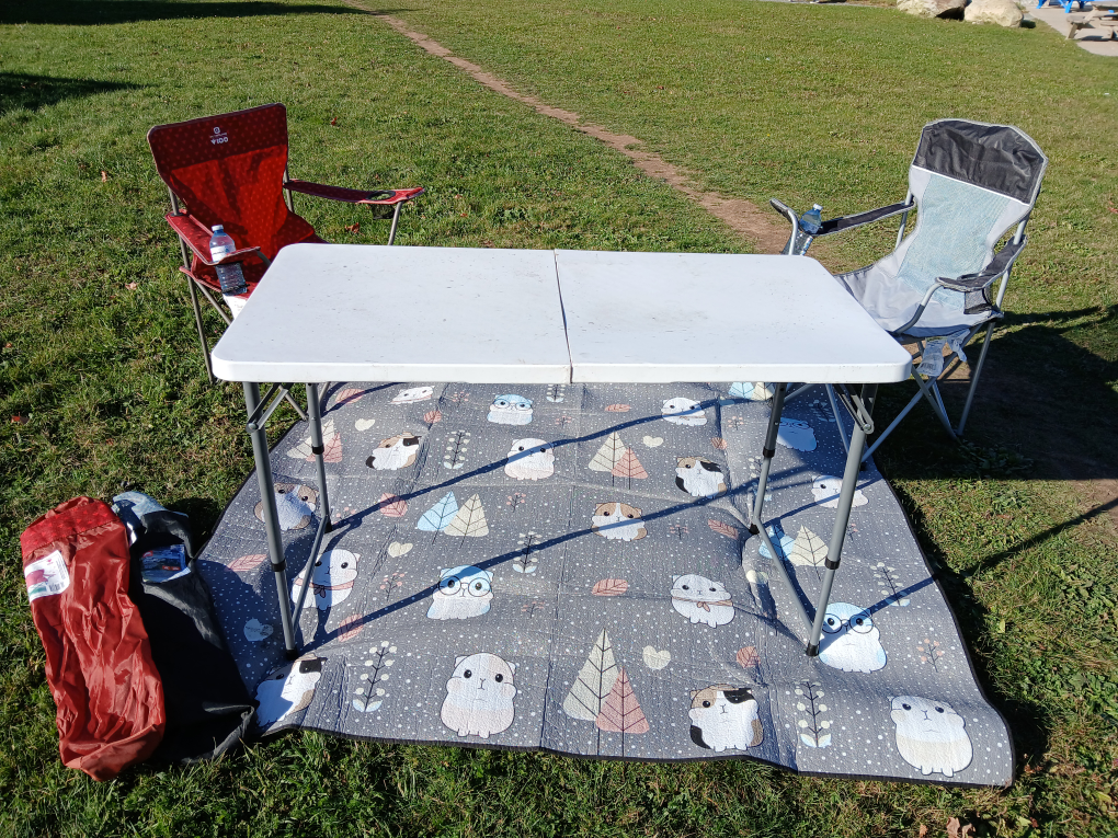 Camping Table and Chairs Set