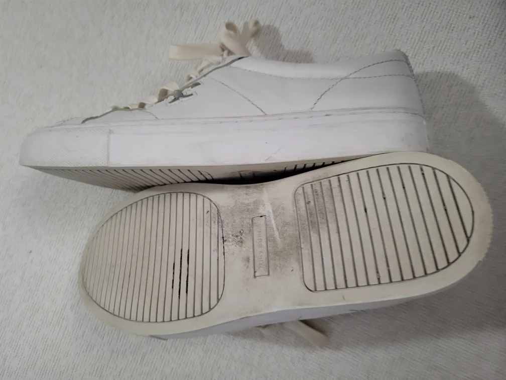 Tory Burch White Leather Sneakers image indicator(4)