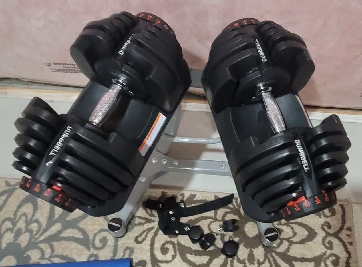 Adjustable Dumbbells with Stand - photo 4